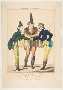 Le Goût du Jour, nro 21: The Incredible Moderns, Caricatures Parisiennes, noin. 1815.