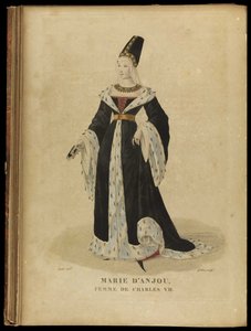 Marie Anjou, Ranskan kuningatar, 1700-luvun loppu.