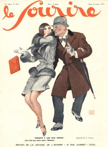 Le Souriren etukansi, tammikuu 1930 (värilitho)