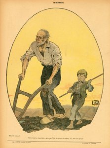 La Baionnette, satiirinen väreissä tekijältä Georges Leonnec