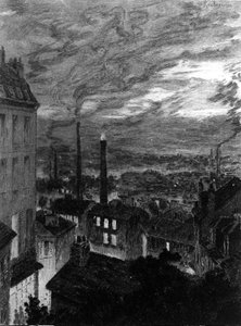 Pariisin kuva Charles Baudelairen "" pariisilaisista maalauksista "".