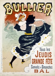 Juliste "Bullier" 1800-luvun lopun prom -pubiin tekijältä Georges Meunier