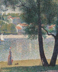 Seine Courbevoiessa, 1885. tekijältä Georges Pierre Seurat