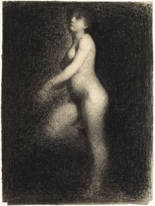 Alaston, noin 1881-1882. tekijältä Georges Pierre Seurat