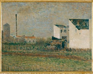 Suburbs (maalaus kankaalle) tekijältä Georges Pierre Seurat