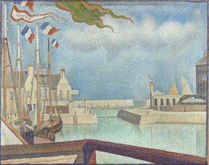 Sunnuntai Port-en-Bessinissä tekijältä Georges Pierre Seurat