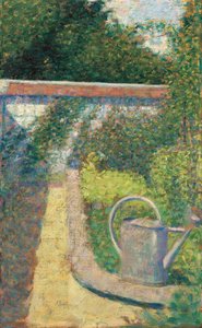 Kastelukannu - Puutarha Le Raincyssa, n. 1883. tekijältä Georges Pierre Seurat