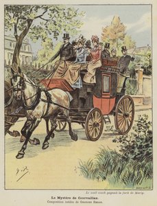 Courvaillanin mysteeri (väri litho)