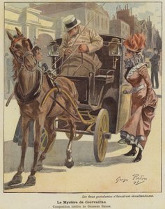 Courvillanin mysteeri (väri litho)