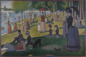 Sunnuntai La Grande Jattella -- 1884 tekijältä Georges Seurat