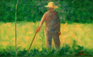 Le Jardinier (Der Gärtner) tekijältä Georges Seurat