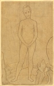 Opiskelu "The Modelsin" jälkeen tekijältä Georges Seurat