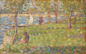 Tutkimus "La Grande Jatte" tekijältä Georges Seurat