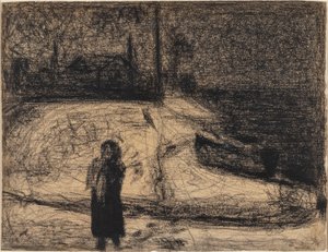The Zone (kaupungin muurien ulkopuolella) tekijältä Georges Seurat