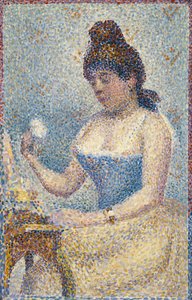 Nuori nainen Powdering itsensä tekijältä Georges Seurat