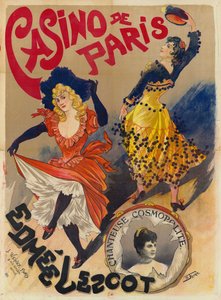 Pariisin kasino. Edmee Lescot, noin 1895-1900.