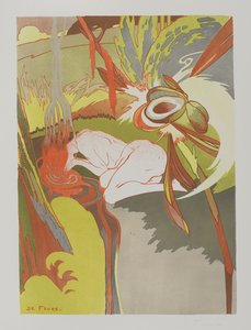 La Source du Mal, 1894 (värilitho kudospaperille)