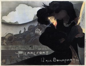 Pierrefort, Julisteet ja postimerkit, 1898 tekijältä Georges de Feure