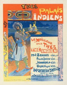 Teetä Intian palatsista, n. 1900.
