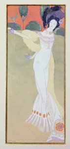 Huonekalut ja erilaiset esineet 1100- ja 1300-luvuilta tekijältä Georges de Feure