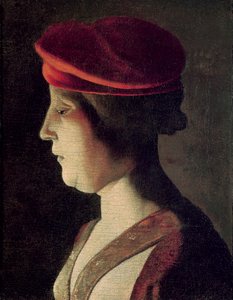 Naisen pää tekijältä Georges de La Tour