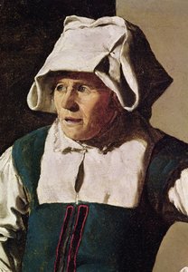 Vanha nainen, pään yksityiskohta, n. 1618-19 (yksityiskohta 242455)