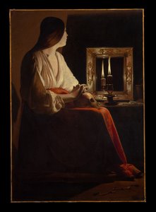 Katuva Magdaleena tekijältä Georges de La Tour