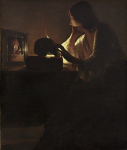 Katuva Magdalena, 1635-40 tekijältä Georges de La Tour