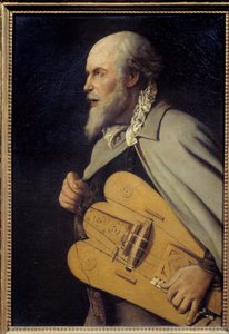 Vanha mies. Georges De La Tourin maalaus (1593-1652) tekijältä Georges de La Tour