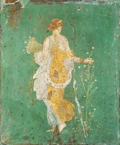 Flora, fresko Ariadnen huvila Stabiaessa lähellä Pompejia, n. 15-45 jKr. (38594045730)