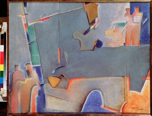 Nostonosturi - Georgi Avgustovich Stenbergin (1900-1933) maalaus, öljy kankaalle