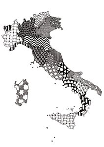 Italia, 2015 (muste bristol-kartongille)