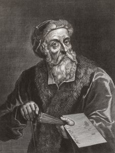 Titian. Muotokuva. (Tulosta) tekijältä Gerard (after) Edelinck