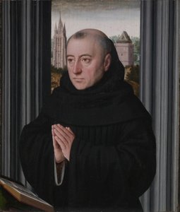 Munkkimuotokuva, 1500-luvun alku (öljy puulle) tekijältä Gerard David