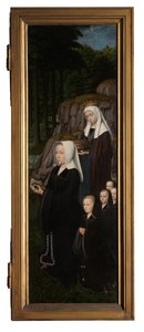 Oikea paneeli Kristuksen kasteesta, n. 1502-08 (öljy paneelille) tekijältä Gerard David