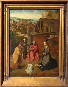 Paimenten palvonta, noin 1485. tekijältä Gerard David