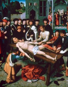 Sisamnesin nylkeminen, yksityiskohta, 1498