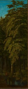 Näkymä metsässä, triptyykin oikea ulompi siipi, n. 1505-n. 1515 tekijältä Gerard David