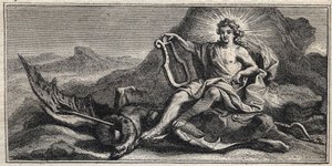 Apollo tappaa Hydran - Apollo terrassant l