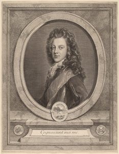 James III, Walesin prinssi tekijältä Gerard Edelinck after François de Troy