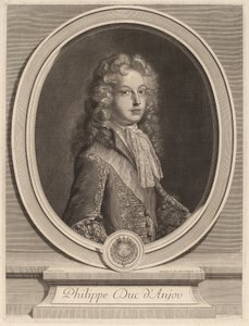 Philip, Anjoun herttua tekijältä Gerard Edelinck after François de Troy