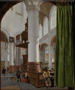 Delftin vanhan kirkon sisustus, 1654