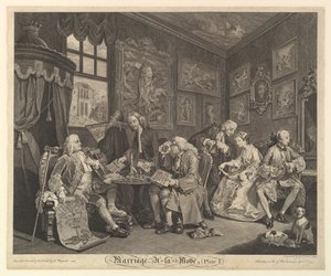 Avioliitto A-la-Mode, levy I, 1. huhtikuuta 1745.