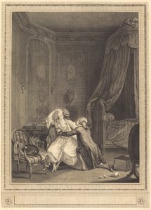 Myöhäinen parannus tekijältä Gerard Rene Le Vilain after Nicolas Lavreince