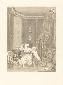 Myöhäinen parannus tekijältä Gerard Rene Le Vilain after Nicolas Lavreince