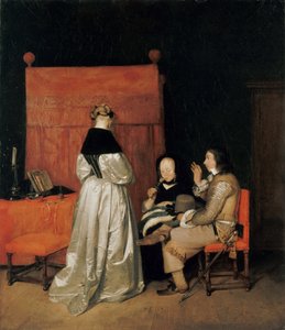 Uljas keskustelu Isän kehotus, noin 1654.