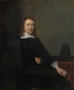 Istuvan miehen muotokuva, 1650-luvun loppu tai 1660-luvun alku.