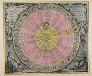 Planisphaerium Copernicanum, sive, Systema vniuersi totius creati ex hypothesi Copernicana in plano näyttely