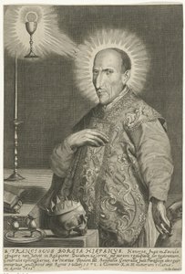 Pyhän Francis Borgian muotokuva tekijältä Gerard de Groos
