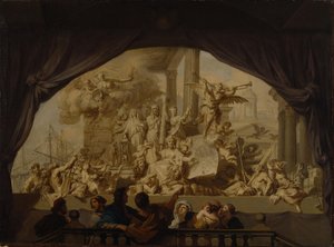 Amsterdamin maineen allegoria tekijältä Gerard de Lairesse